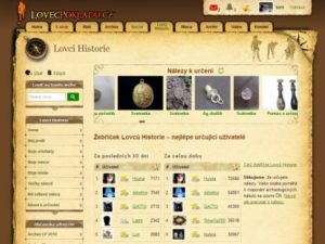 Lovci Historie tablet