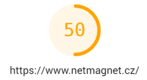 Google PageSpeed Score 50 - WordPress rychlost