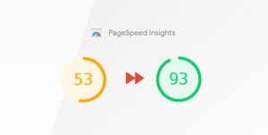 Google PageSpeed Insights - optimalizace WordPressu z 53 na 93